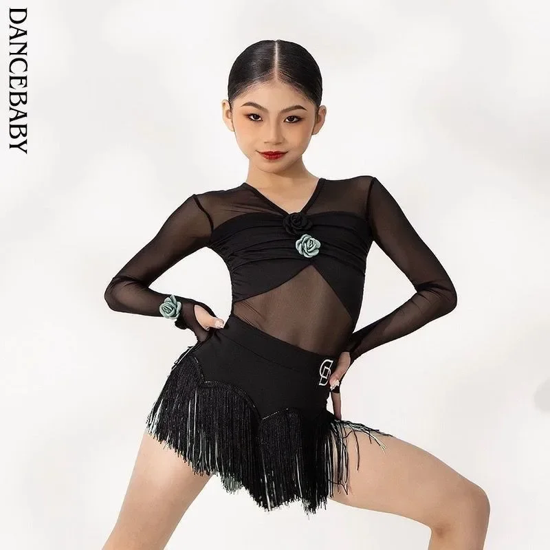 

Customized Latin Dance Dress Advanced Dance Practice Dress DAS708 latin practice dress chaussure danse latine femme