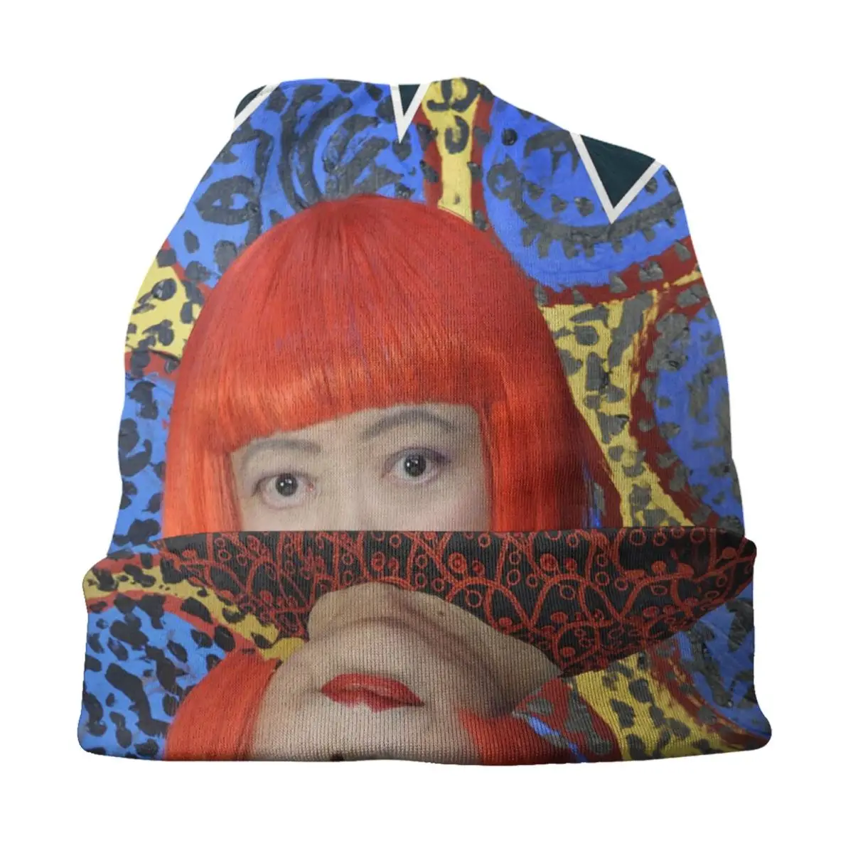 Yayoi Kusama Self-portrait Bonnet Hat Knitting Hat Men Women Cool Unisex Adult Winter Warm Skullies Beanies Caps