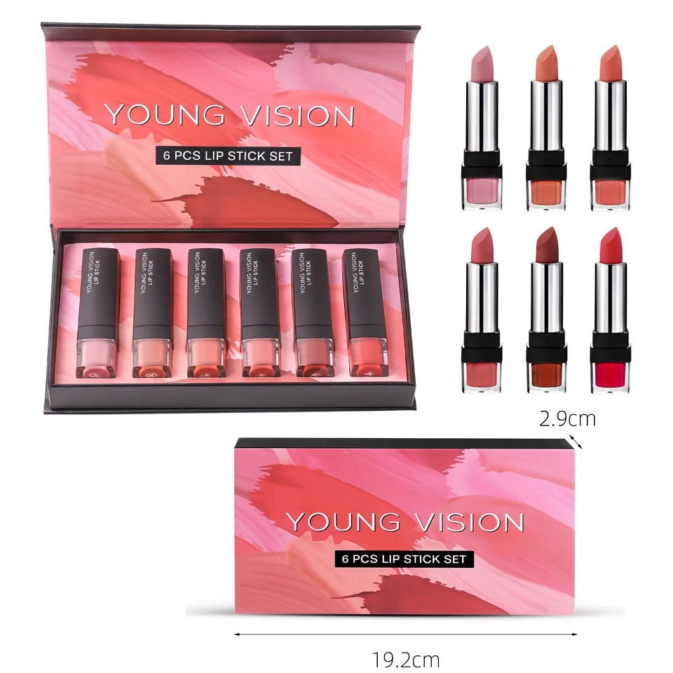 Langmanni matte lipstick set with matte finish, waterproof and not