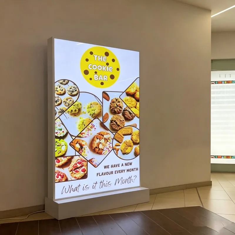 Deposit-New aluminum alloy ultra-thin advertising light box Magnetic light box