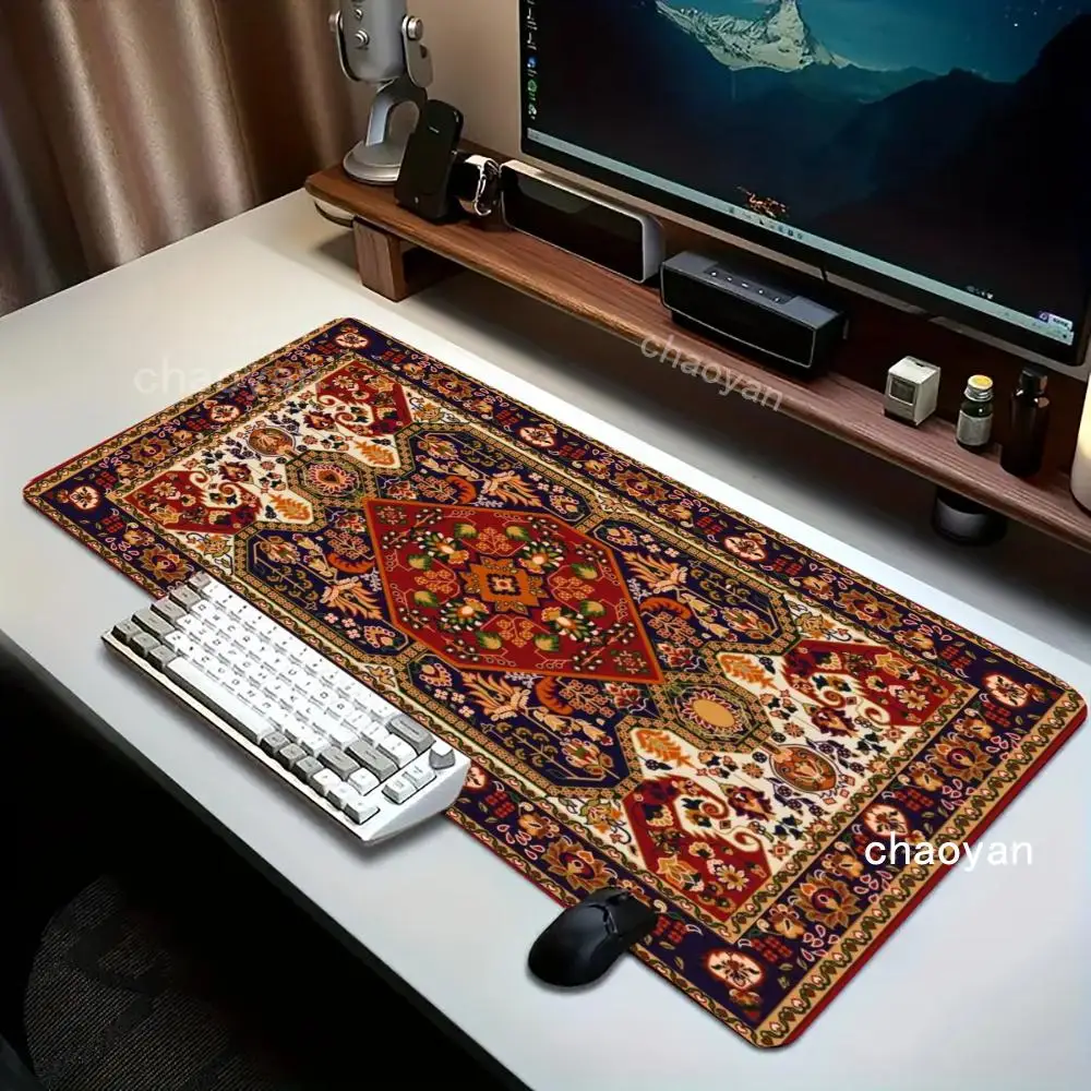 

Retro Persian style Mouse Pad Office Mouse Pad with Wrist Support Games Desk Mat,tNon-Slip desk mat,Gaming Mouse pads