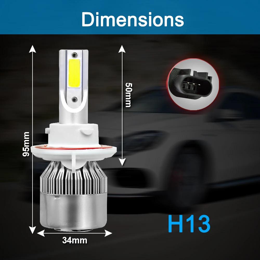 Luzes de nevoeiro LED do carro e lâmpadas do farol, farol de condução automática, lâmpadas para veículos, Chevrolet Spark 2013, 2014, 2015, 2016, 6000K, 12V