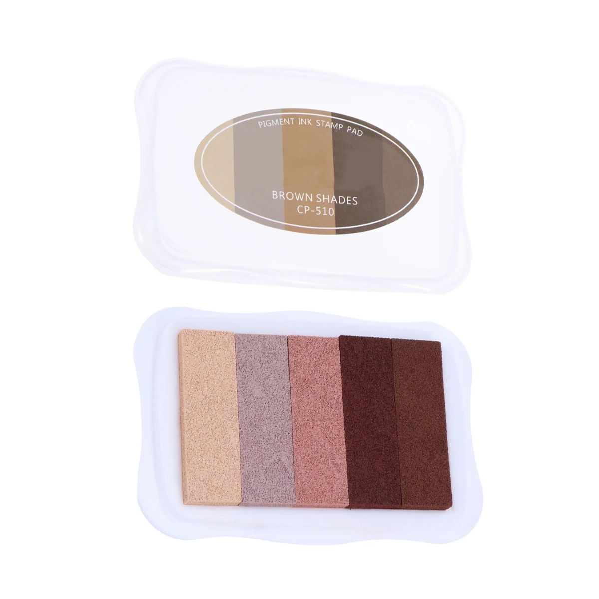 

5 Colors Hand Print Ink Pad Gradient Printing Stamps for Handprints Brown