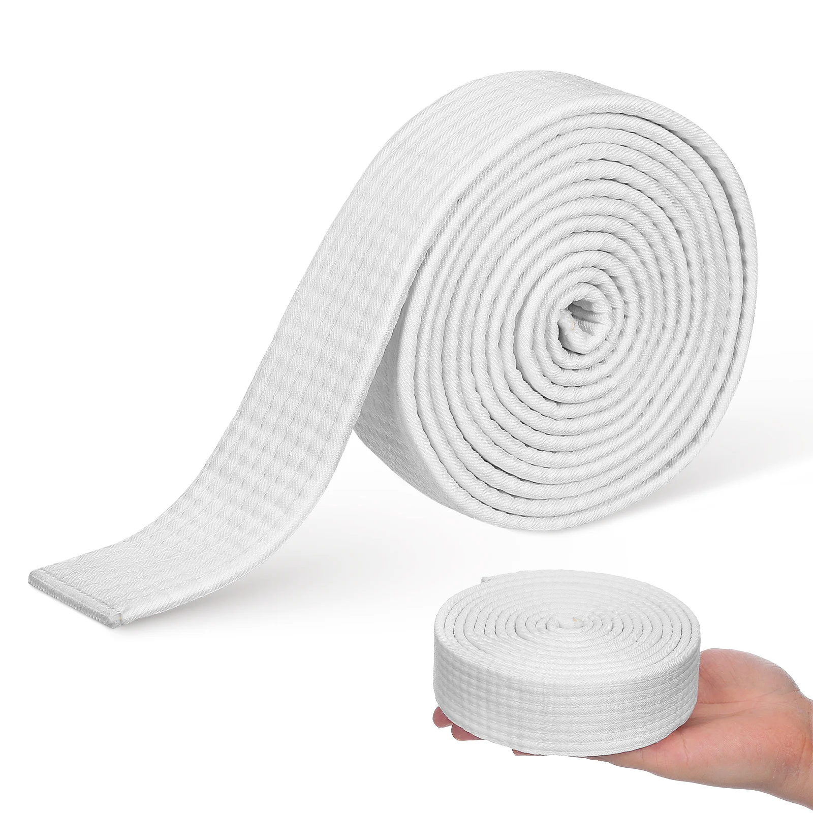 1 قطعة حزام التايكوندو الكاراتيه فنون الدفاع عن النفس حزام خصر خفيف الوزن بسط معدات التدريب للرجال النساء الجودو موحدة اللياقة البدنية