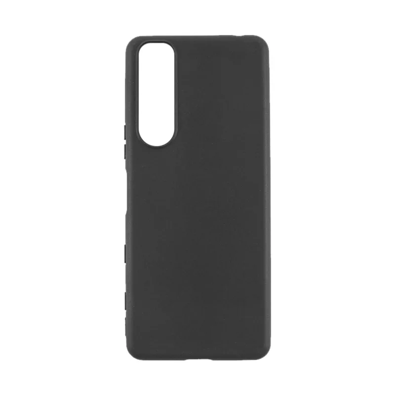 Black Soft Silicone Funda for Sony Xperia 5 Case (J8210 J8270 J9210 J9260) 6.1\