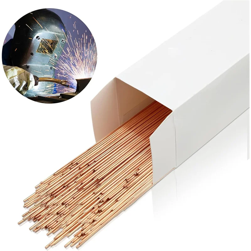 

45Pcs Copper Brazing Rods, Phosphor Copper Solder,Phosphor Copper Welding Wire For Brazing Of Copper And Copper Alloys