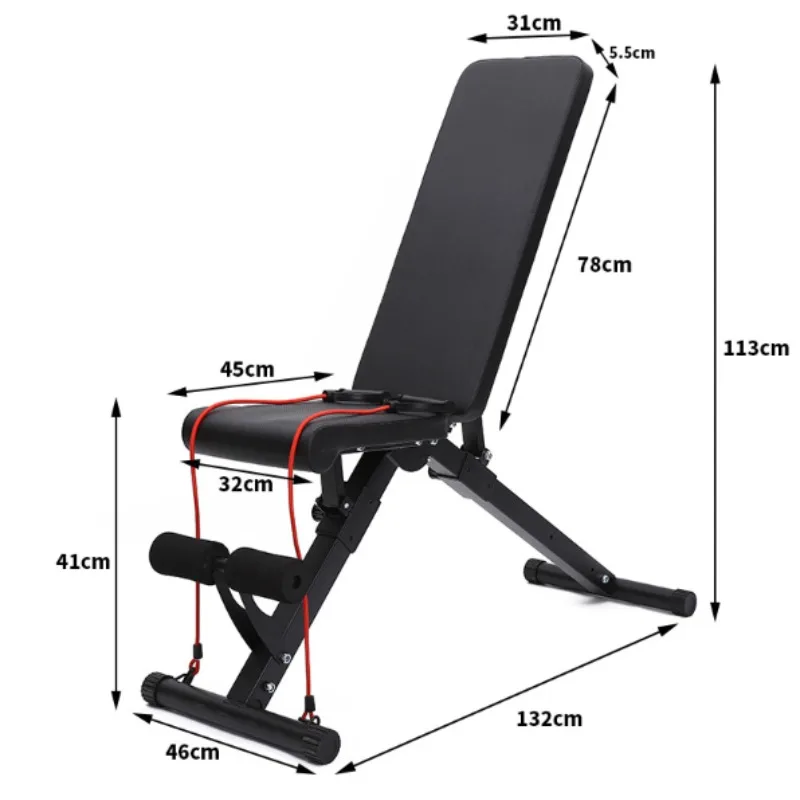 

2026 New Model Adjustable Home Folding Dumbbell Bench and Back Extension Board, Ergonomic Design for Comfort and Style