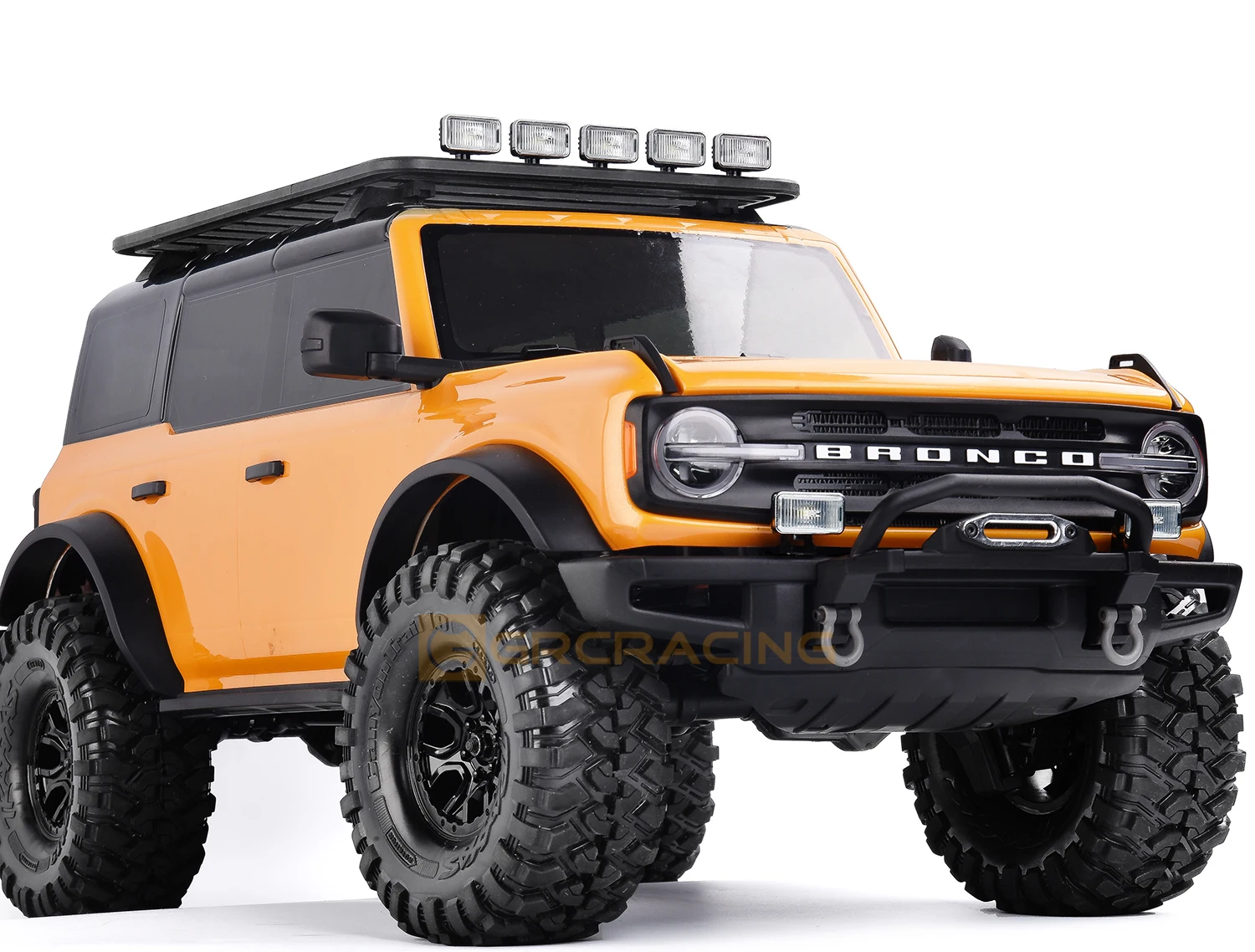 GRC Pro Version Spotlight RC Fernbedienung Modellauto mit galvanisiertem Reflektor Suchscheinwerfer 20 mm rechteckiger Scheinwerfer G157UY – Detail 15
