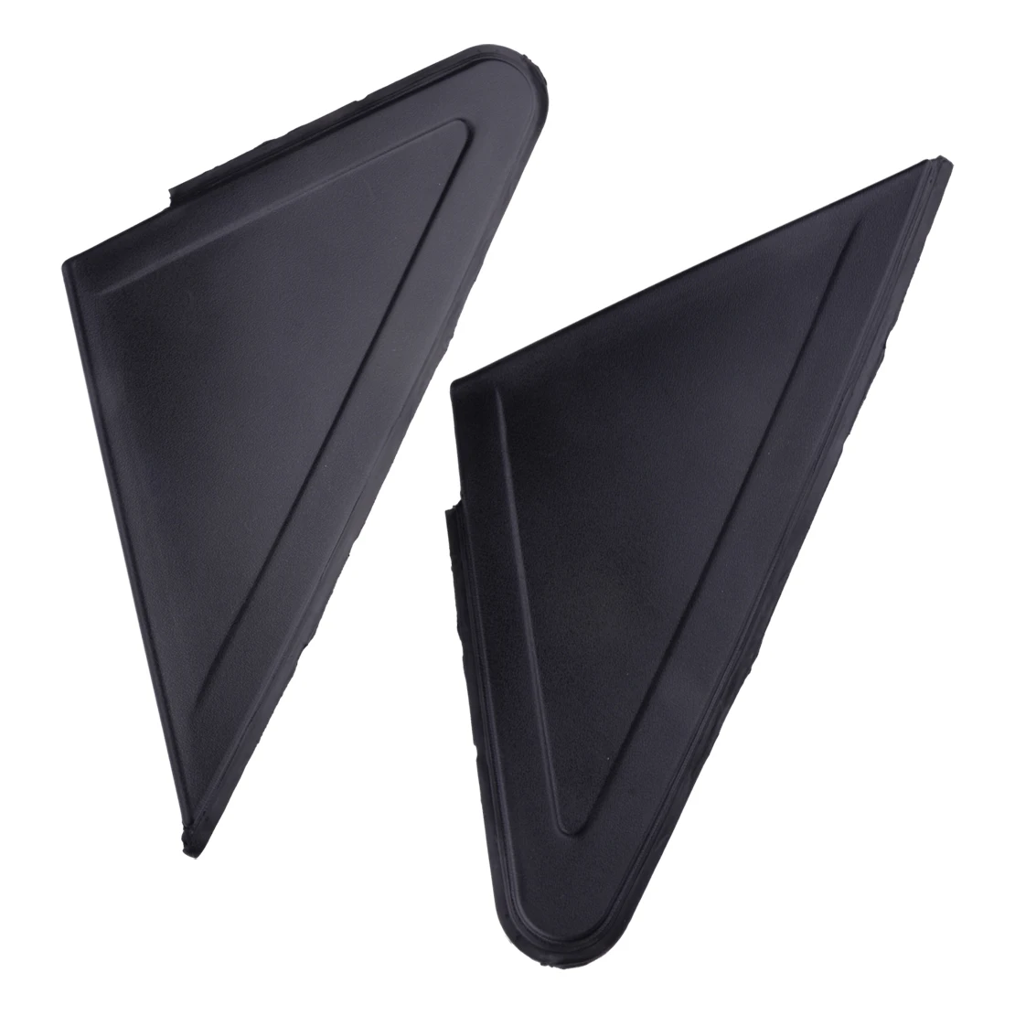 4M51-A16004 4M51-A16003 1 Pair Front Side Window Mirror Fender Corner Molding Triangle Trims Fit For Ford Focus 2005-2014 Black