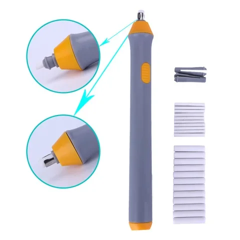 Strumento artista disegno schizzo sostituibile gomma a batteria ricariche per gomma elettrica studenti schizzo Logo personalizzato gomma da cancellare