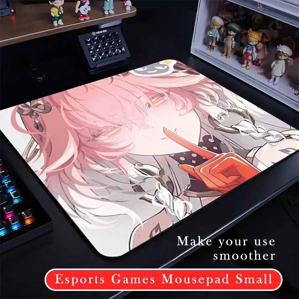 Wuthering Waves Changli Mouse Pad Cartoon rubber Small mouse pad desktop computer office keyboard e-sports ROGs game