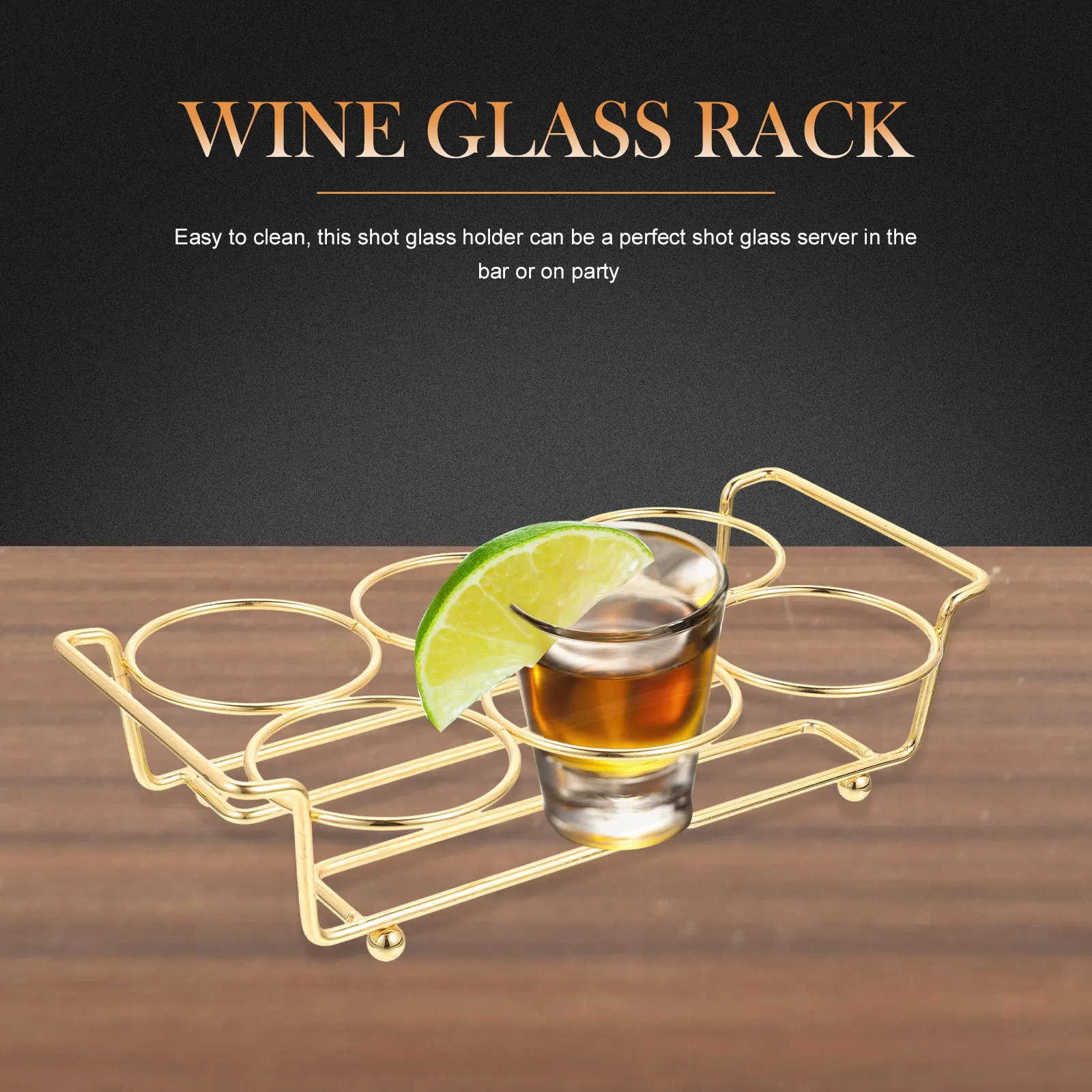 Modern Metal Shot Glass Holder Strong Stable Organizer for Bar Home Kitchen Storing Small Cocktail Glasses Liquor Cup Holder