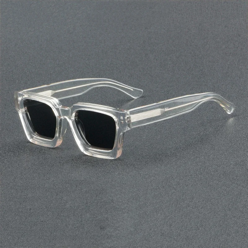 

1439S Women Acetate Sunglasses New Fashion High End Luxury Brand Outdoor UV400 Handmade Thick Plate Square Men Retro SUN GLASSES