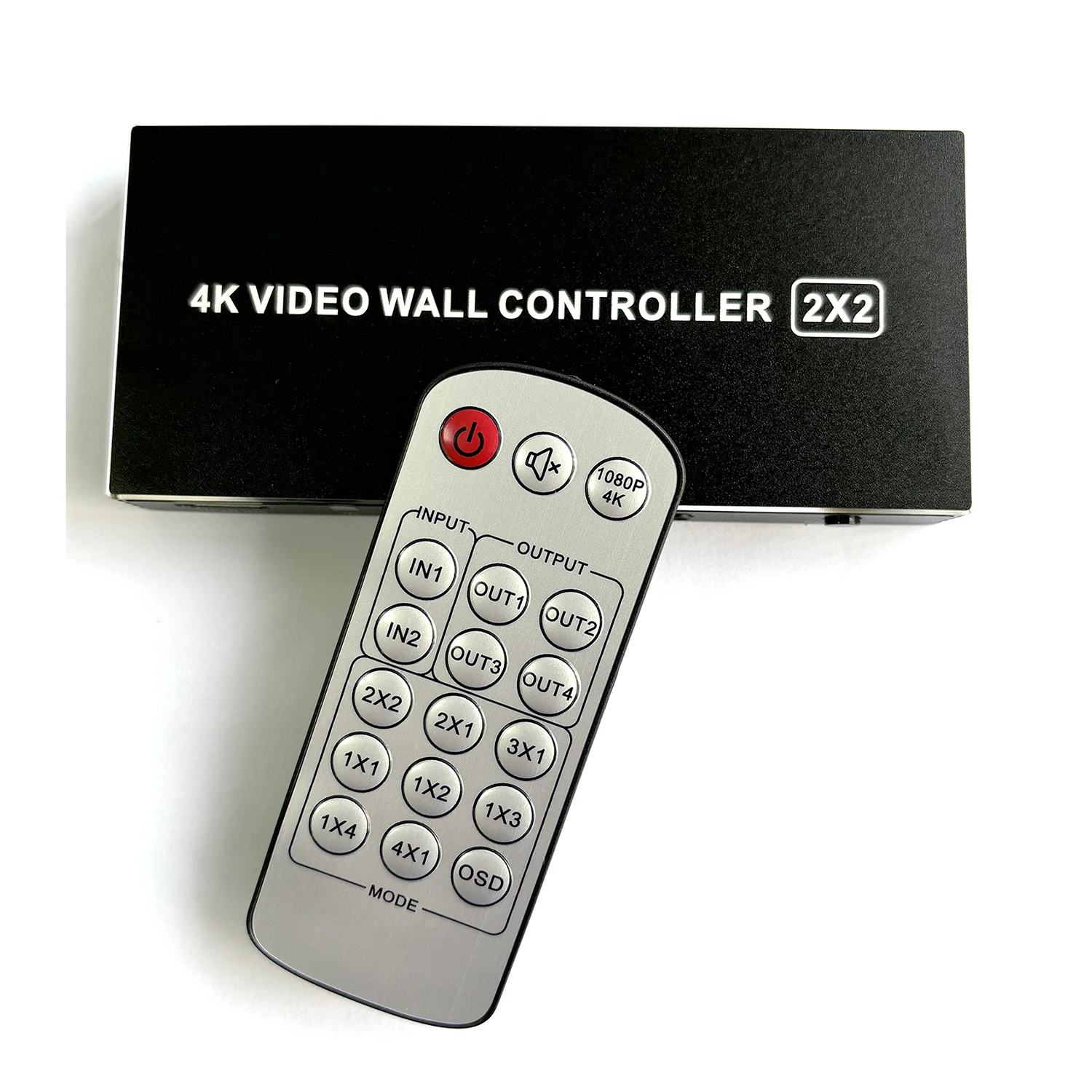 

New HDMI 2X2 Video Wall Processor 4K HDMI Video Wall Controller TV Splicer 1X2 1X4 1X3 Multi Screen Splicing 180° Image Rotation
