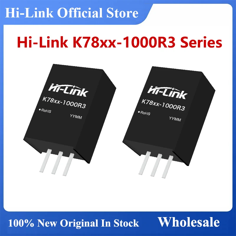 Hi-Link Новый преобразователь постоянного тока в постоянный K7805-1000R3 K7803-1000R3 K7812-1000R3 Вход 24 В 1 А Неизолированный модуль питания Фото №4