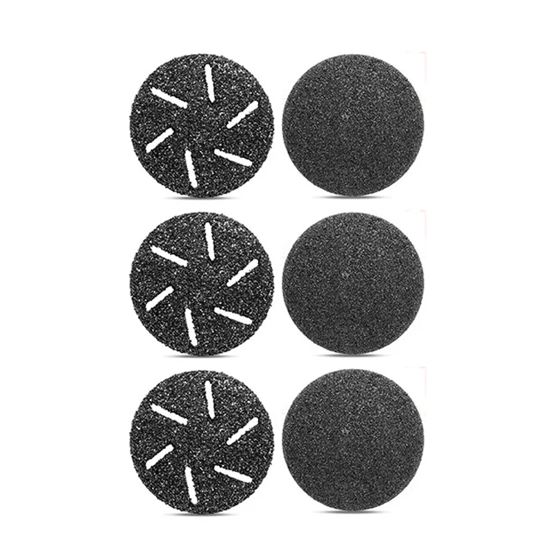 6 PCS/Set Replacement Sandpaper Disk Foot Pedicure Discs Sanding Paper Accessory For Electric Foot File Callus Remover Machine