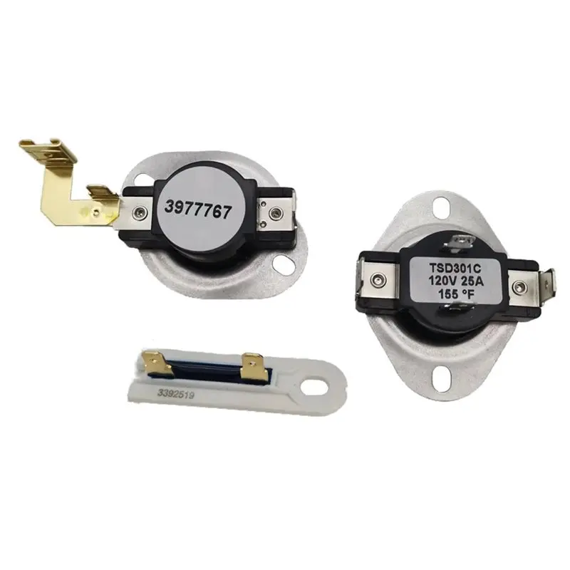 

Thermal Fuse 3392519 3387134 Cycling Thermostat And High-Limit Thermostat Kit 3977767 For Dryers