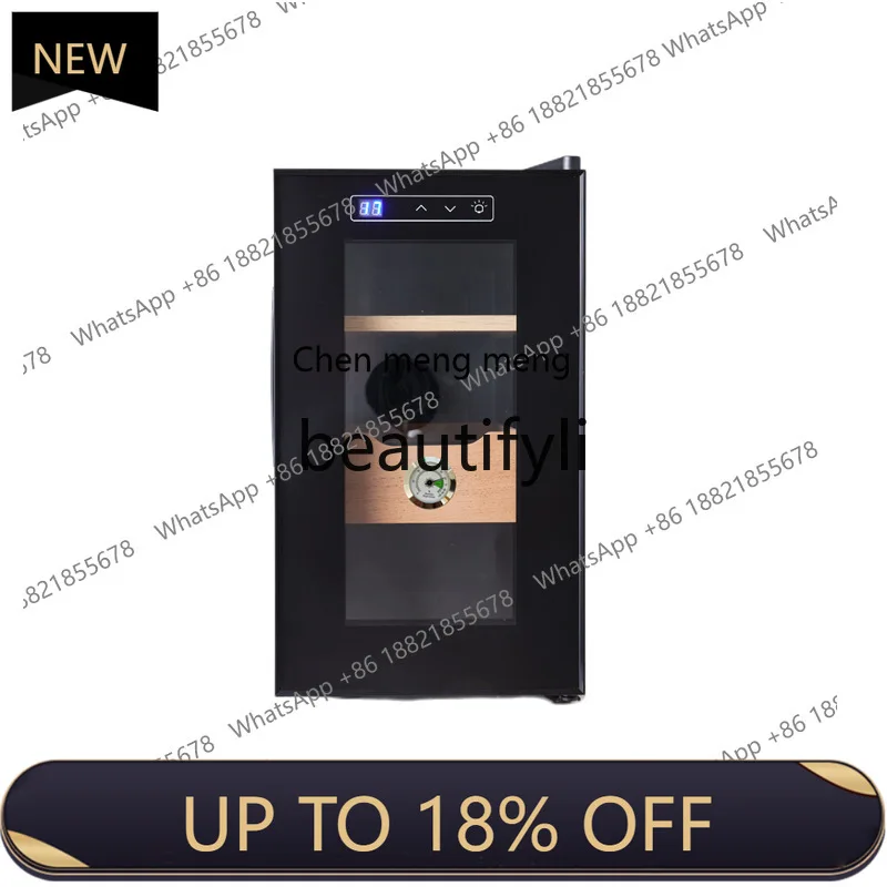 

Z189 Constant temperature and moisturizing semiconductor air-cooled single temperature tobacco alcohol display cabinet refriger