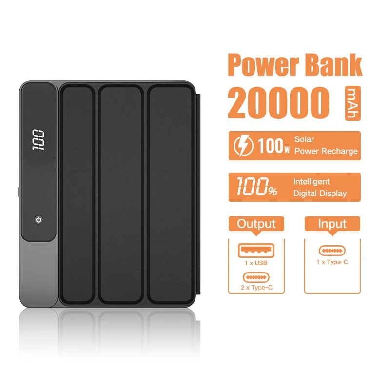KOSHAER 20000mAh Laptop Power Bank - Portable High Capacity External Battery for Notebook Charging