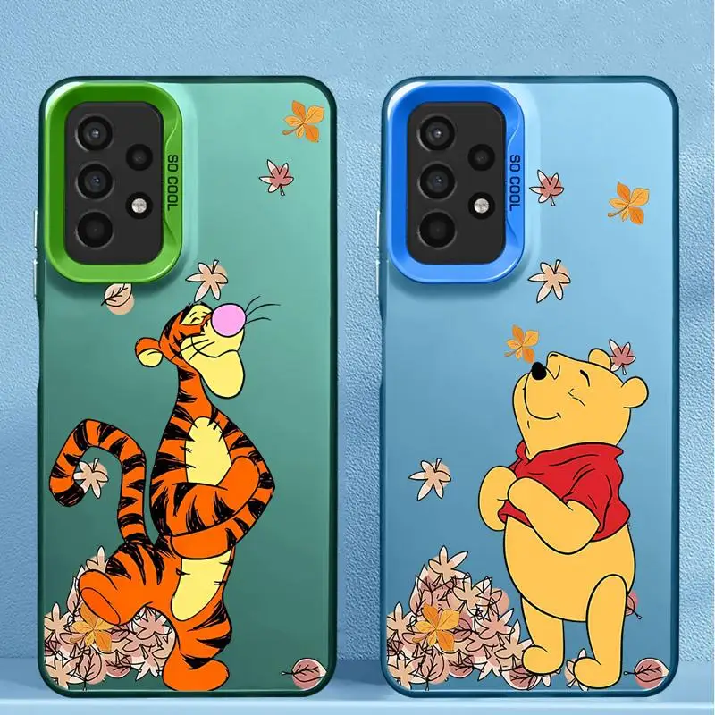 Disney Winnie The Pooh Phone Case for OPPO A17 A31 A37 A53 A55 A57 A58 A74 A76 A78 A94 A98 Soft TPU Silicone Cover