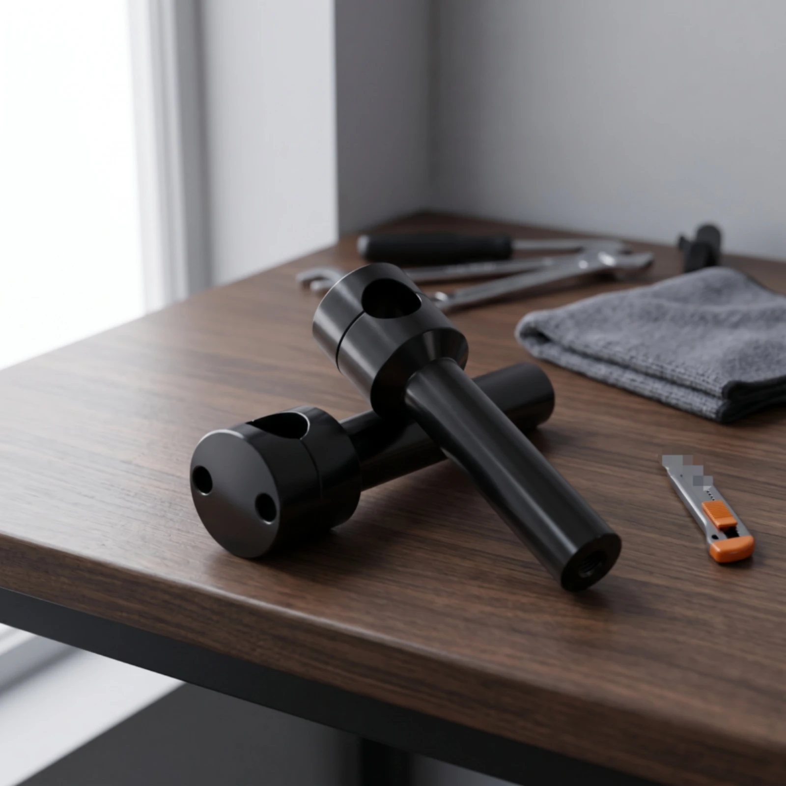 Picture 7: Cruiser Handlebar Risers Metal Motorcycle Handlebar Risers Hardware Long-Lasting Easy to Install for Motorcyclists