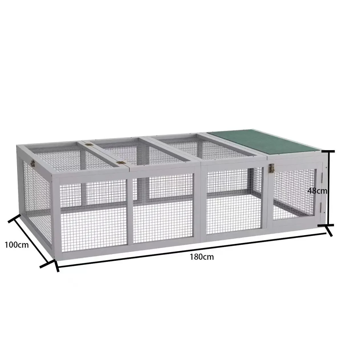 Rapid Delivery Portable Easy Assembly Wood Broiler Chicken Cage