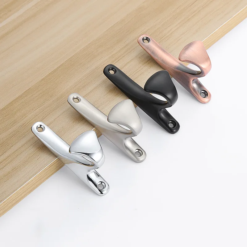 

Modern Black Aluminum Alloy Cabinet Handles Drawer Pulls For Kitchen Wardrobe Cupboard Furniture Hardware
