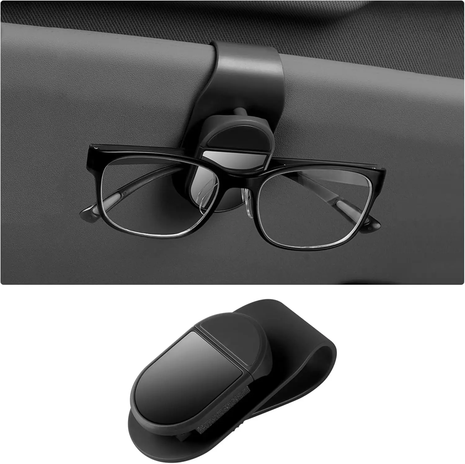 

Новый автомобильный солнцезащитный козырек, зажимы для очков, внутренний держатель для очков, компактное хранилище, автомобильные аксессуары для интерьера, хранение автомобильных очков