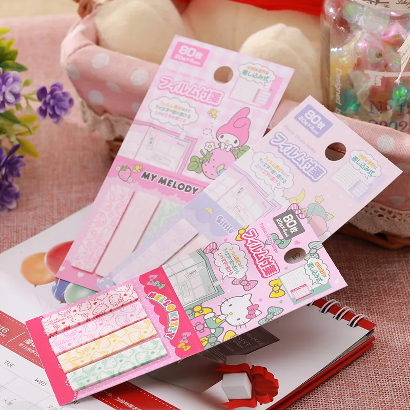 36 pcs/lot Sanrio Kawaii Melody Cat Memo Pad N Times Sticky Notes Stationery Label Notepad Planner Sticker Post School Supplies