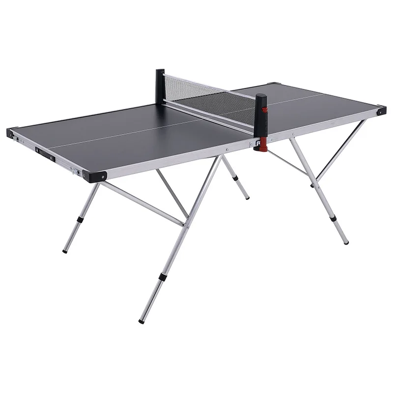 2027 Space Saving Folding Ping Pong Table Easy Assembly Portable Table Tennis Set Retractable Net Carry Handle Durable