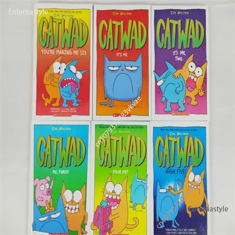 Ghost Horse Elf Series 6-volume Set Catwad #123456 Blue Cat Catward Collection Manga Book English