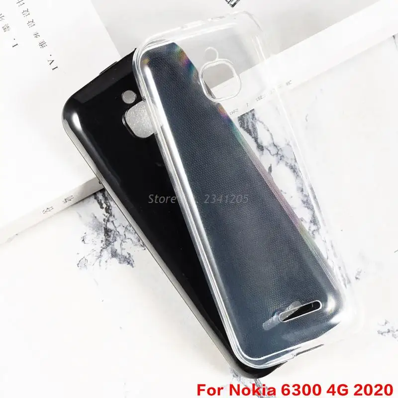 Transparent Phone Case For Nokia 6300 4G TA-1294 TA-1291 TA-1287 TA-1286 Soft TPU CasoFor Nokia 6300 4G 2020 Silicone Cover Etui