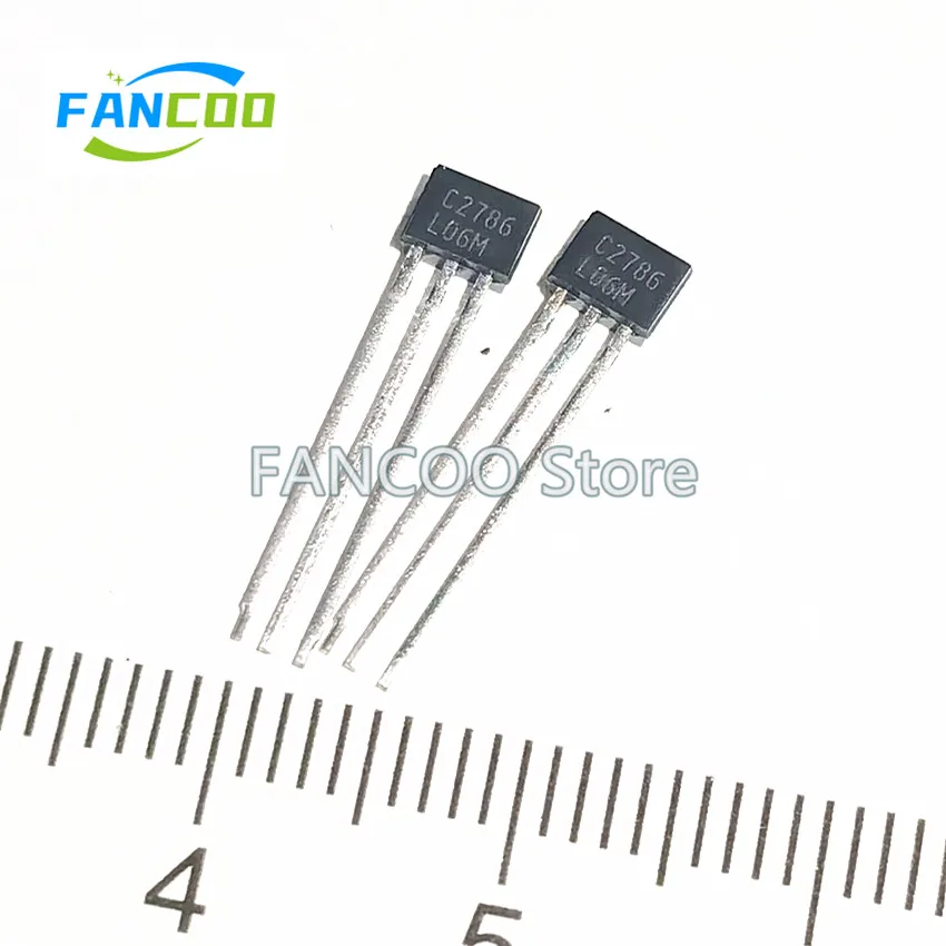 Transistor original do pé do cobre, novo, C2786, 2SC2786-L, TO-92S, 10Pcs