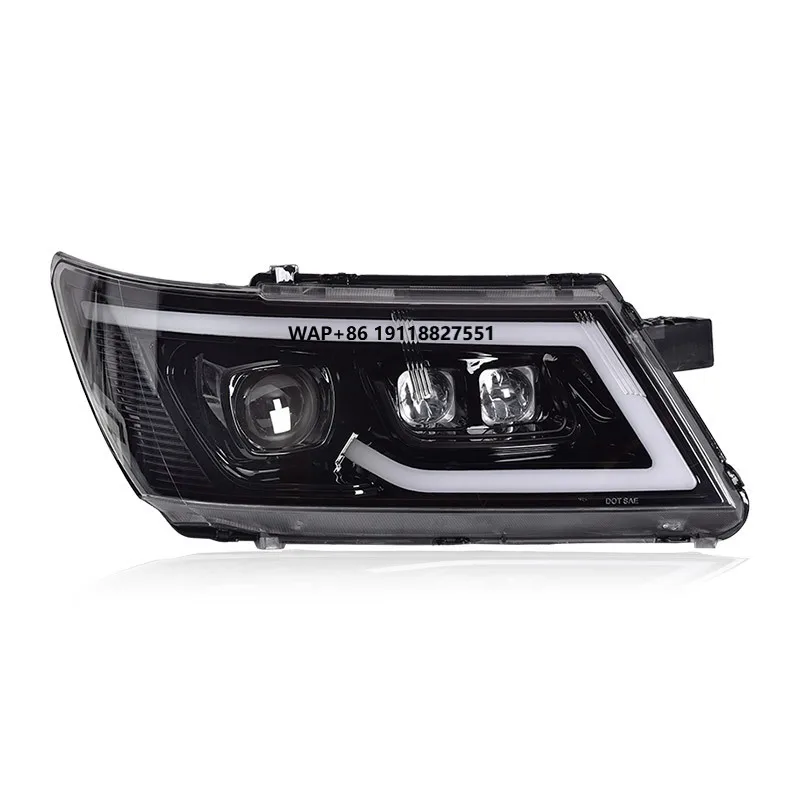 

Car Styg Head Lamp for Dodge Journey 2009-2019 Headlight DRL Projector Lens Dynamic LED Turn signal