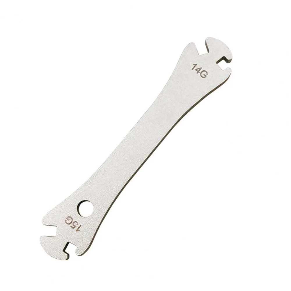Stainless Steel Cycling Removal Bicycle Spoke Wrench Rim Wheel Spoke Wrench Fastening Correction Device Wrench