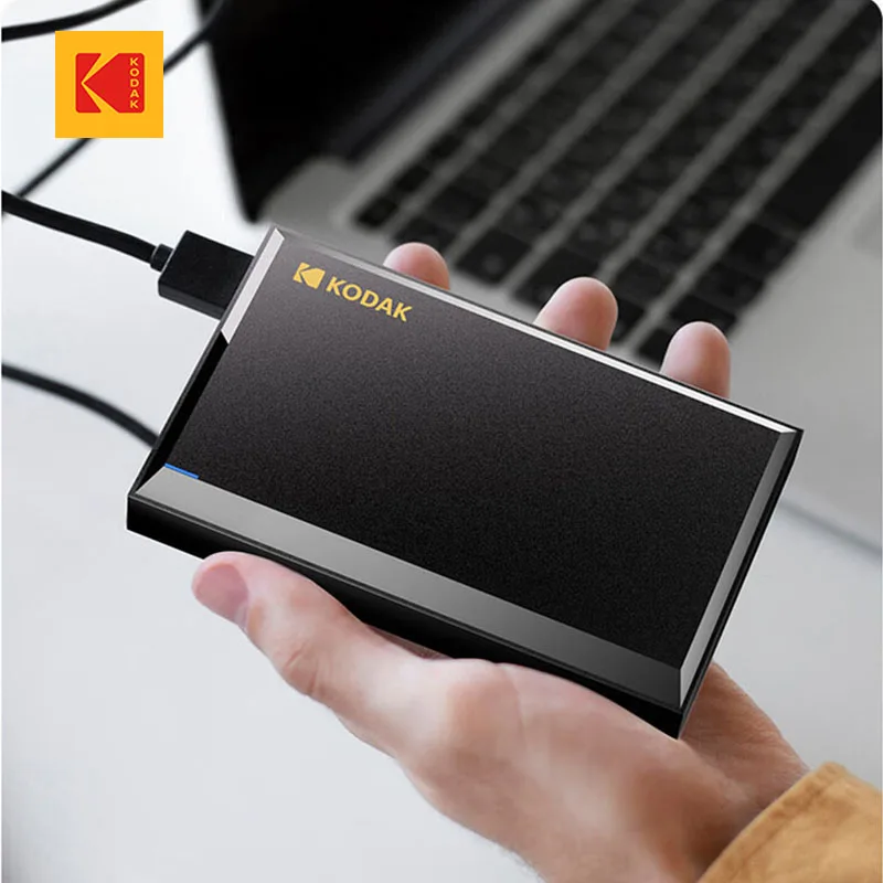 

Kodak 2.5" External Hard Drive, USB 3.0 Portable HDD, Ultra Thin Large Capacity Storage for PC Laptop Mac PS4, Smart Sleep
