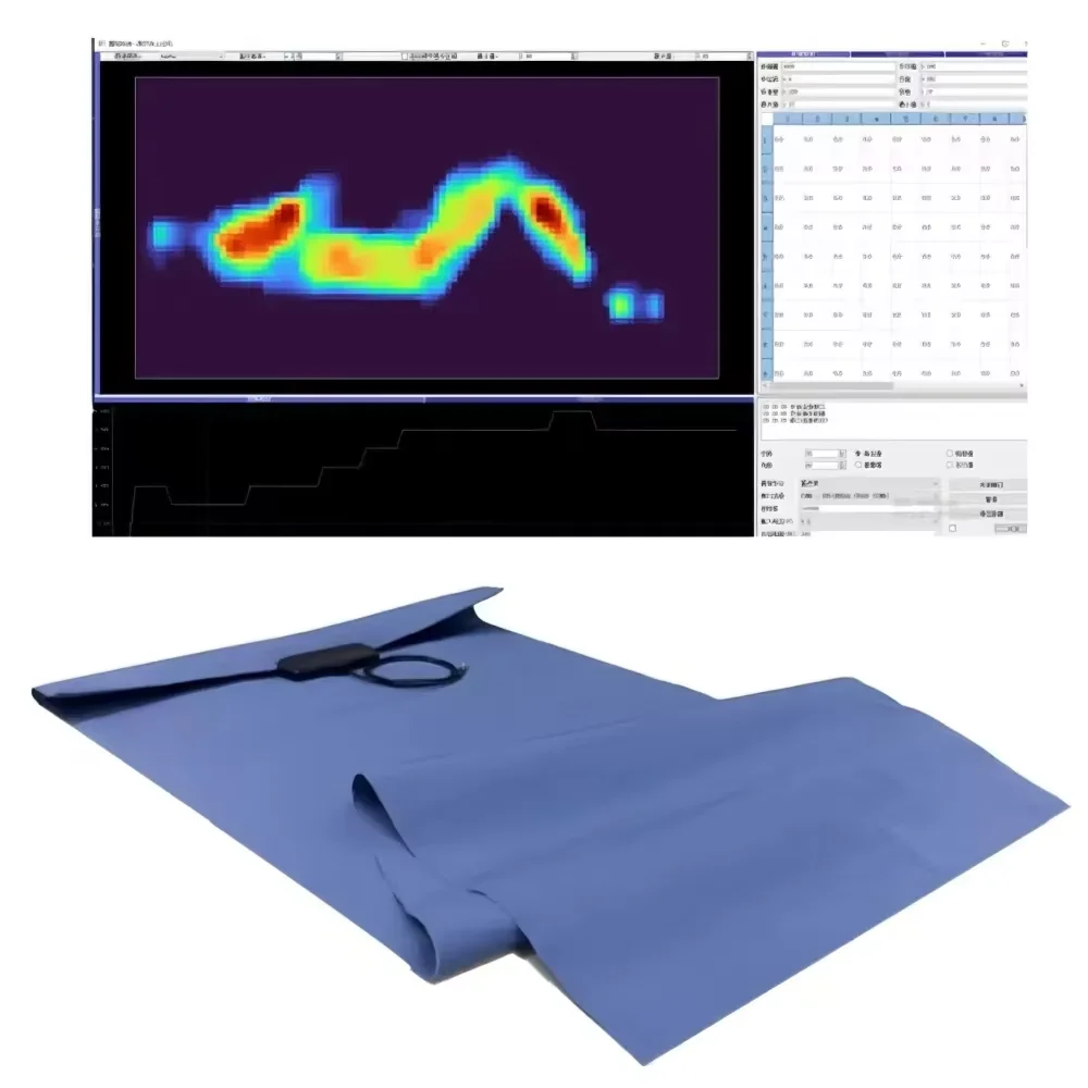 OEM/ODM Customized Flexible Film Piezoresistive Pressure Sensor Sleep Posture Mat Foot Pad Yoga Mat FSR Pressure Sensors 12V