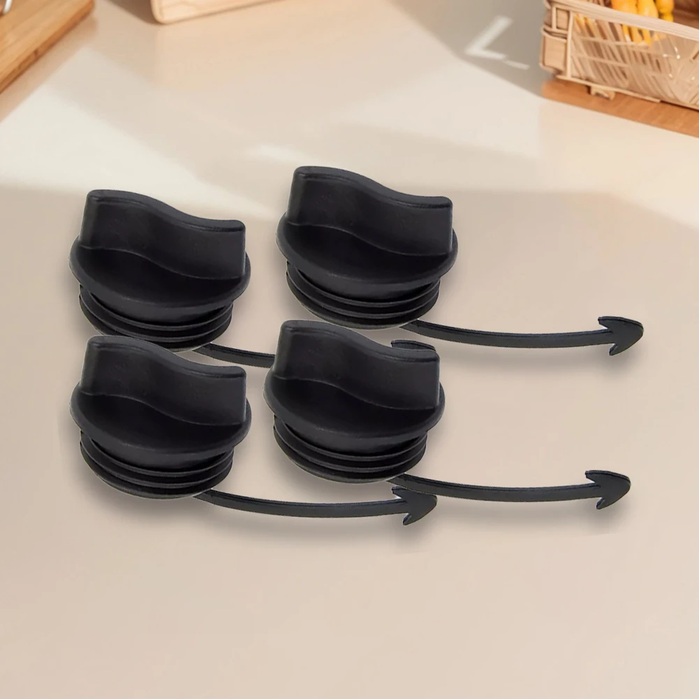 4Pcs Drain Plug Cover Caps Black Drain Plug & O-Ring 292001352 292001320 292002024 for GTI GTR GTX RXPX RXT RXTX Spark Trixx 900