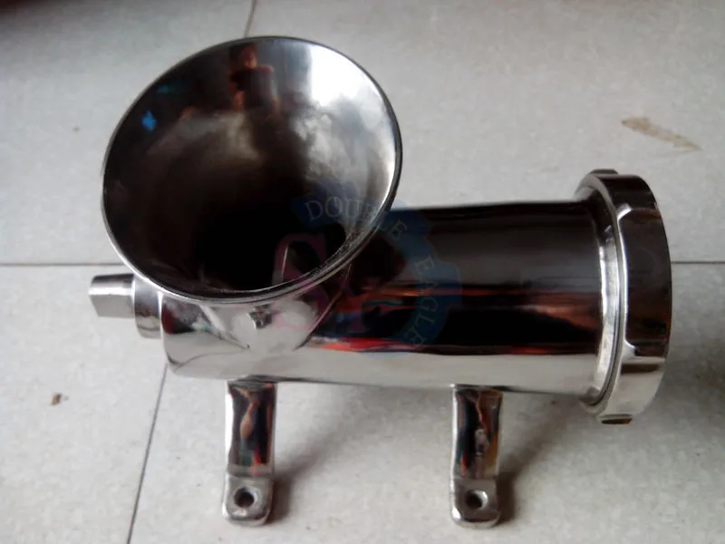 جديد 22 #   304 الفولاذ المقاوم للصدأ دليل المحمولة منتج أغذية المفروم المروحية ماكينة الطحن المنزل اليد اللحوم المفرمة طاحونة أداة