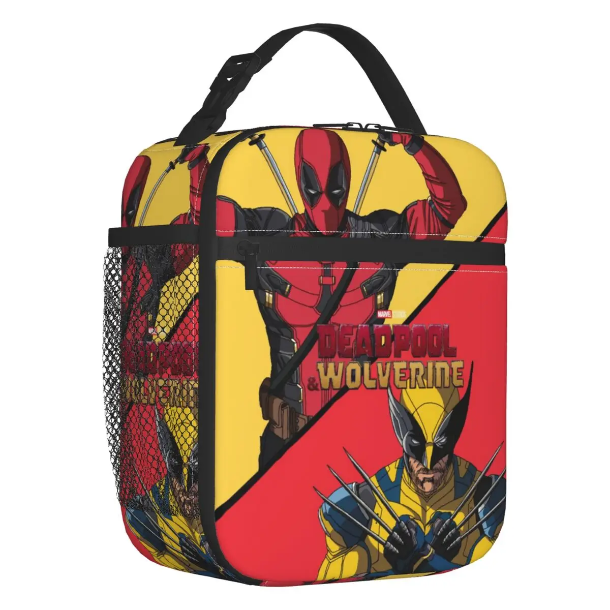 

Wolverine Anime Cartoon Portable Lunch Box Leakproof Cool Superhero Cooler Thermal Food Insulated Lunch Bag School Student