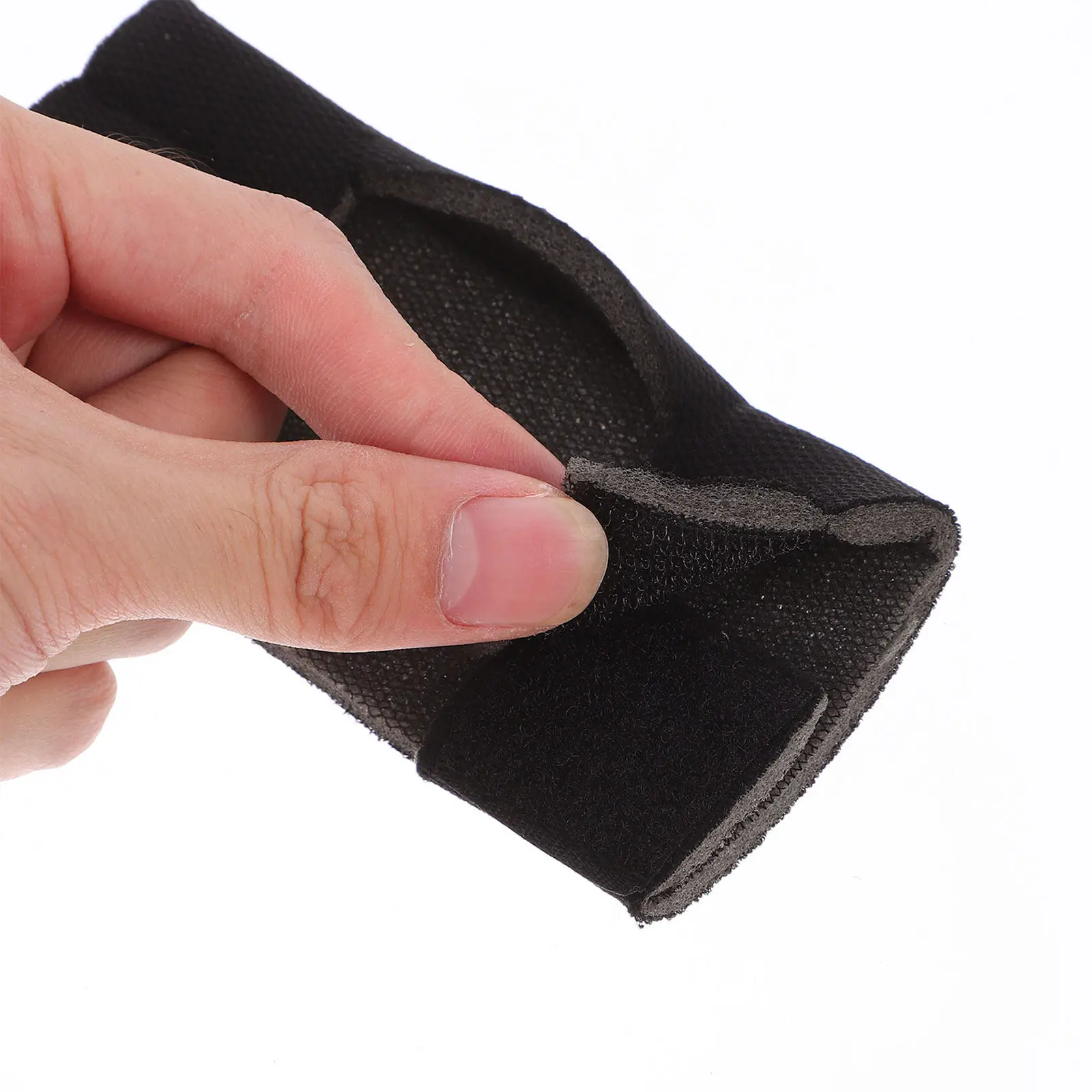4Pcs Washable Hard Hat Sweatband Reusable Sponge Liner Black Sweat Absorbent Pad for Construction Welding