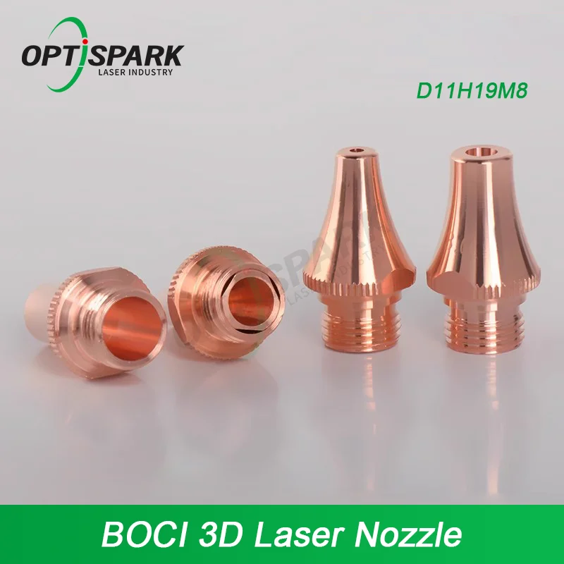 Сопла для 3D лазерной резки Boci M8 H19 D11, однослойные и двухслойные, аксессуары для станков для резки труб Boci BLT310T BLT421TS BLT441T