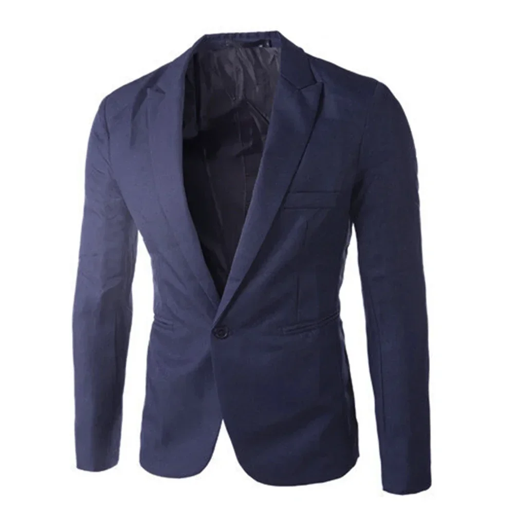 Männer formelle Anzug Jacken Business Uniform Arbeit Blazer Tops solide regelmäßige Slim Fit weißen Hochzeits anzug für Männer Blazer Jacke