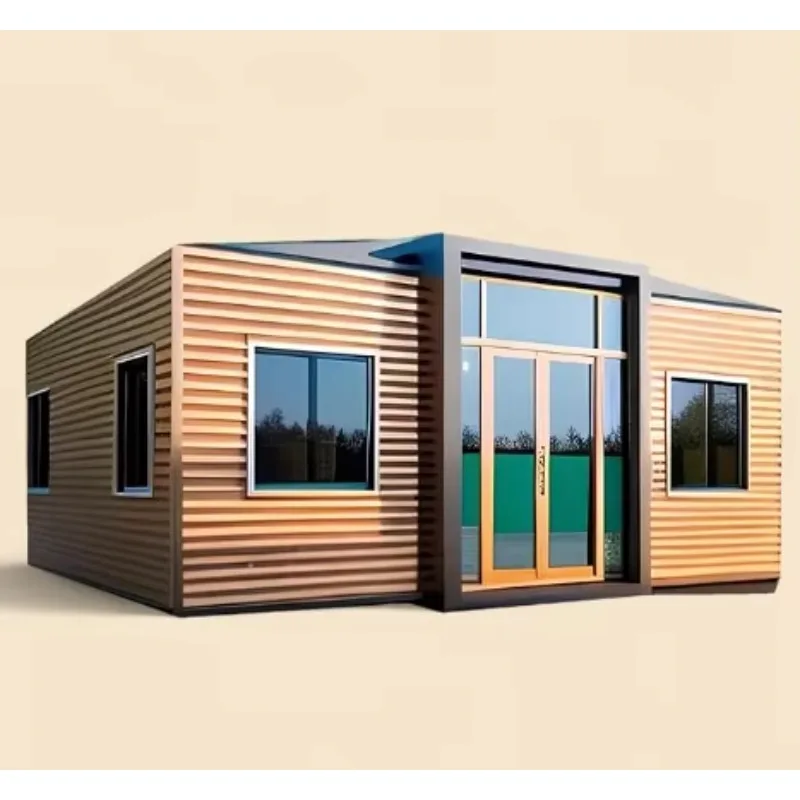 منزل حاوية فولاذي قابل للتوسيع بطول 20 قدمًا مع ثلاثة غرف نوم منزل جاهز في أستراليا ميزون قابل للتمديد مع الحمام والمطبخ #4