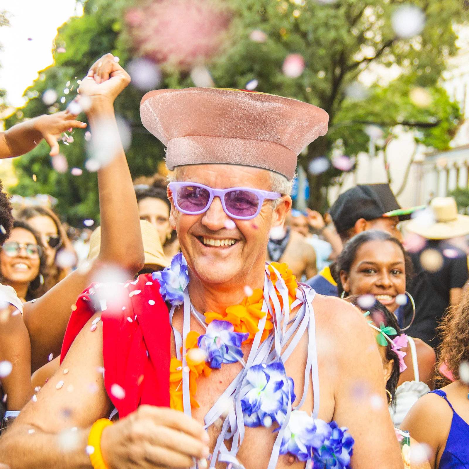 

Carnival Hat Pizza Themed Party Decoration Cosplay Accessory Funny Photo Prop Funny Pizza Hat Carnival Photo Prop