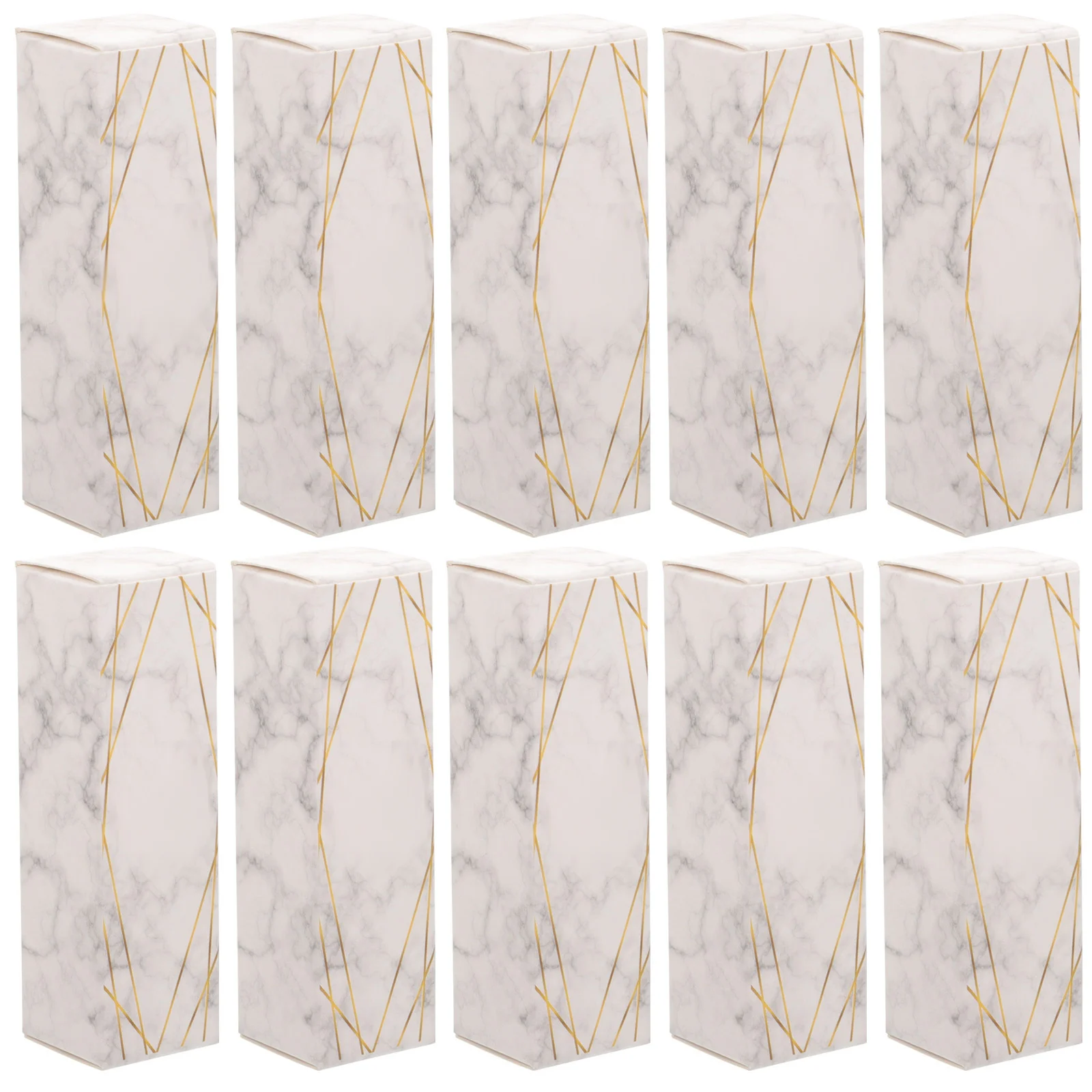 50 قطعة علبة تعبئة أحمر الشفاه علبة هدية ورقية لحامل أنبوب ملمع الشفاه تخزين العطور الصغيرة حاوية هدايا فارغة