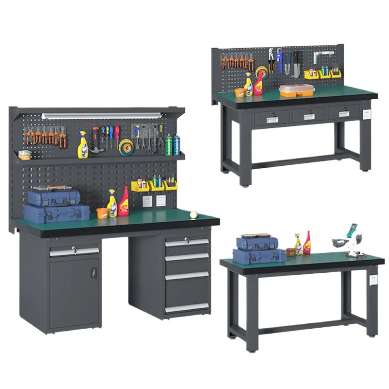 *Anti-static workbench Assembly line Industrial maintenance console Inspection table with drawers Heavy-duty fitter workbench