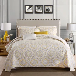 RunGrape Quilted Cotton Bedspread On The Bed For Double Queen King Size Bed Cover Quilts Bed Linen Summer Bed Spread Clothes