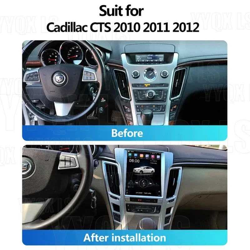 For Cadillac Cts 2007 2008 2009- 2012 Android AUTO Car Radio Stereo Receiver Autoradio Multimedia Player GPS Navigatio Head Unit