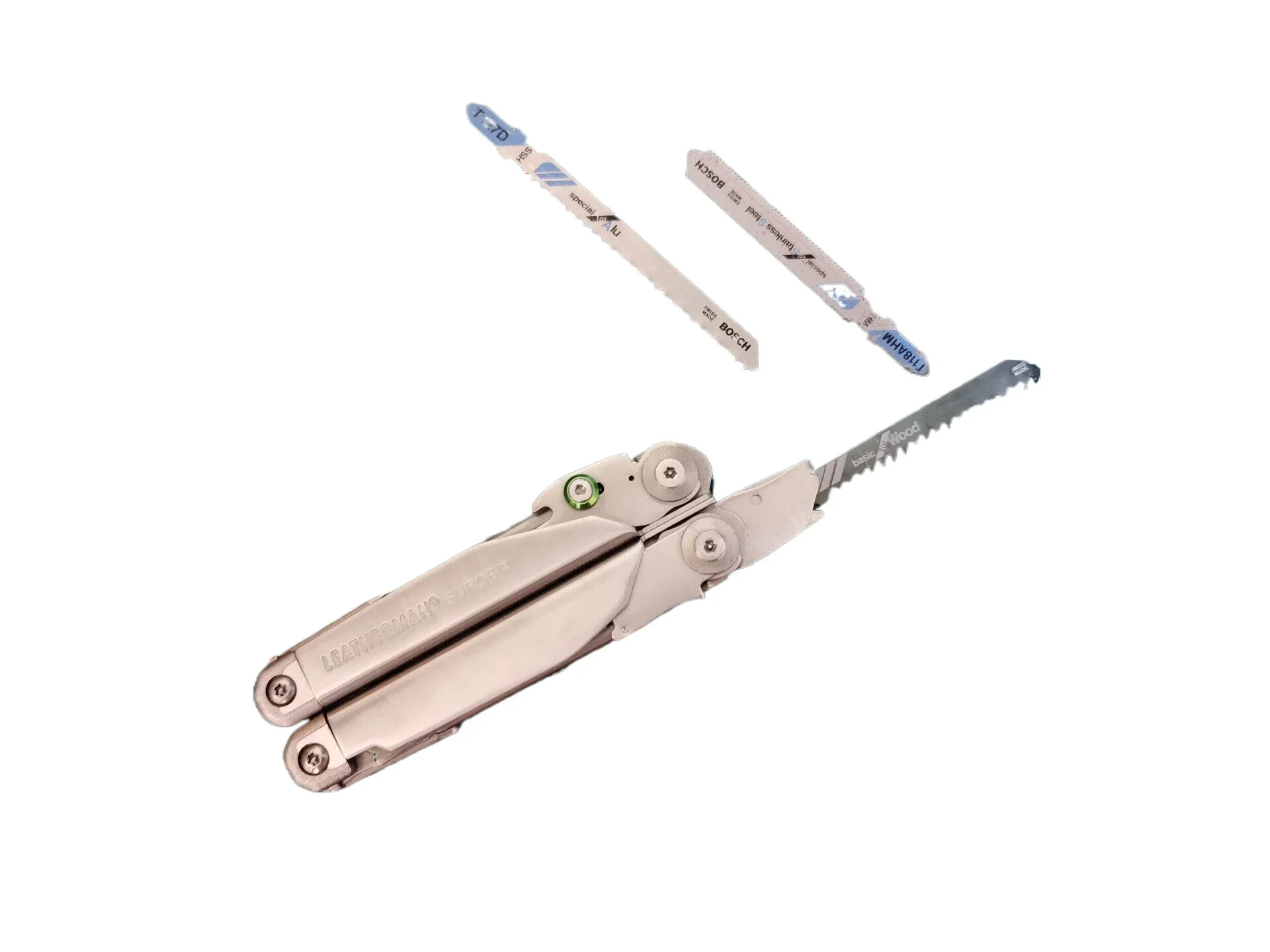 Type A T-Saw Mount for Leatherman Surge, Second T-Mount, Bosch T118 Compatible, 1-1.2mm Blades, Tool Not Included - view 2